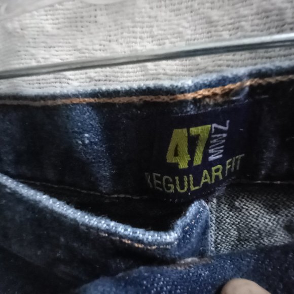 Men's size 42X34 Wrangler 47MWZ Regular Fit Jeans (T-355) - Picture 5 of 8